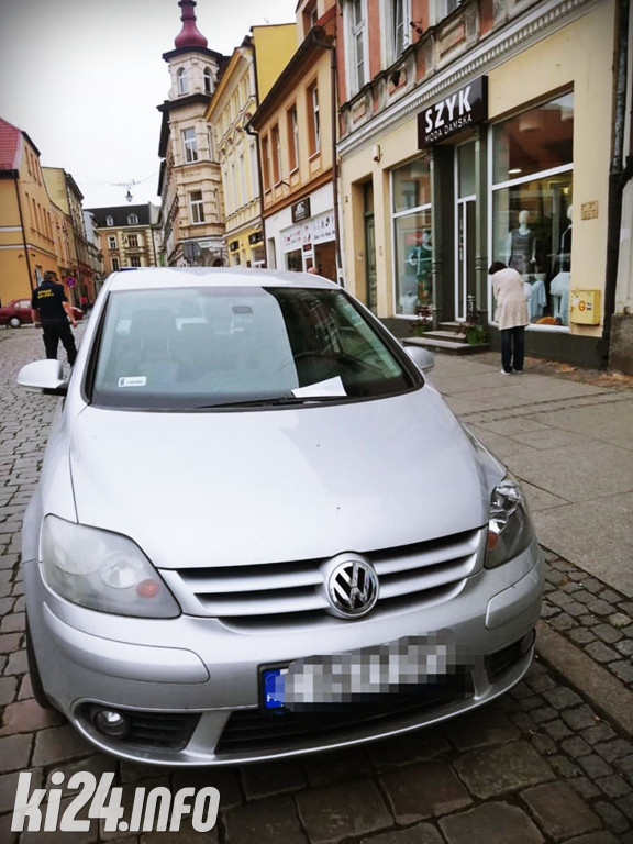 Nieprawidłowe parkowanie - lipiec 2021