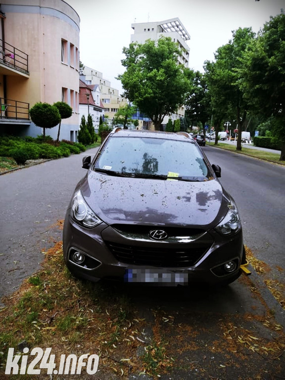 Nieprawidłowe parkowanie - lipiec 2021