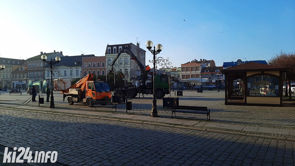 Choinka na inowrocławskim Rynku