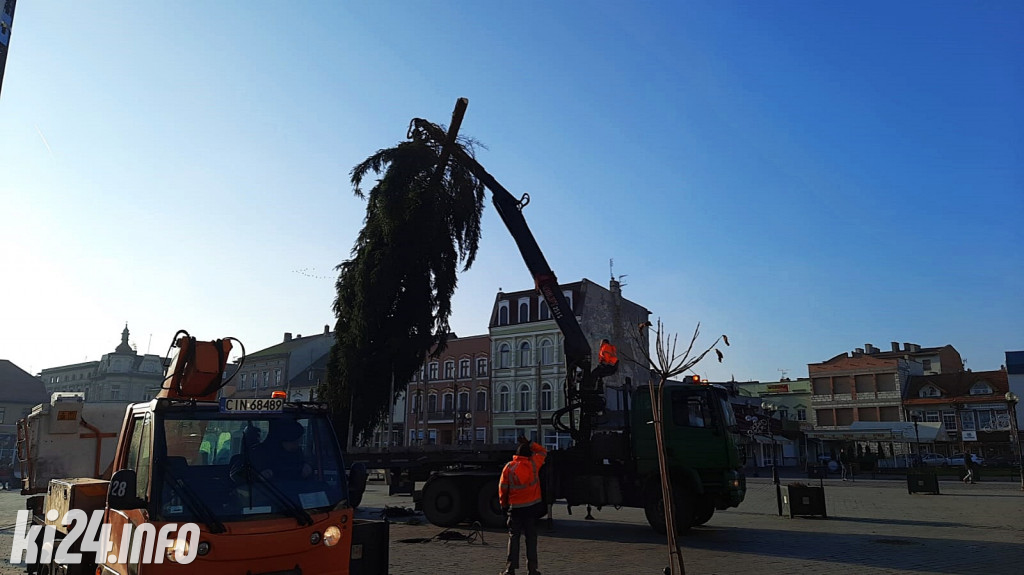 Choinka na inowrocławskim Rynku