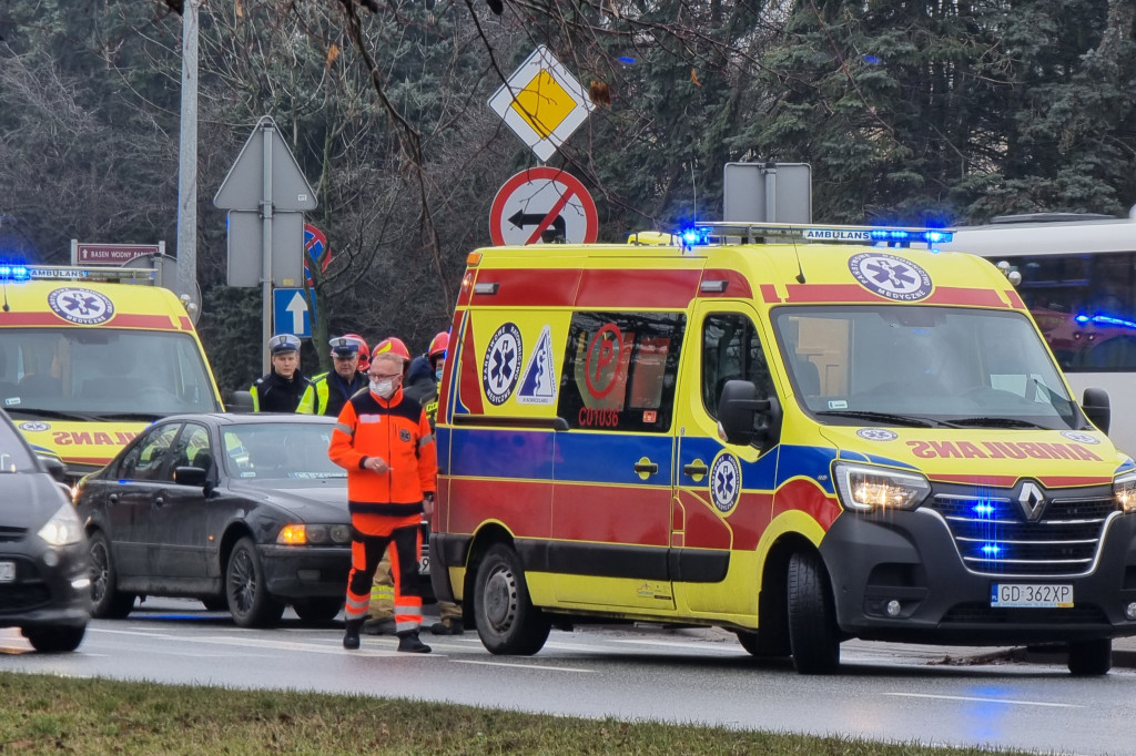 Potrącenie pieszych na ul. Laubitza