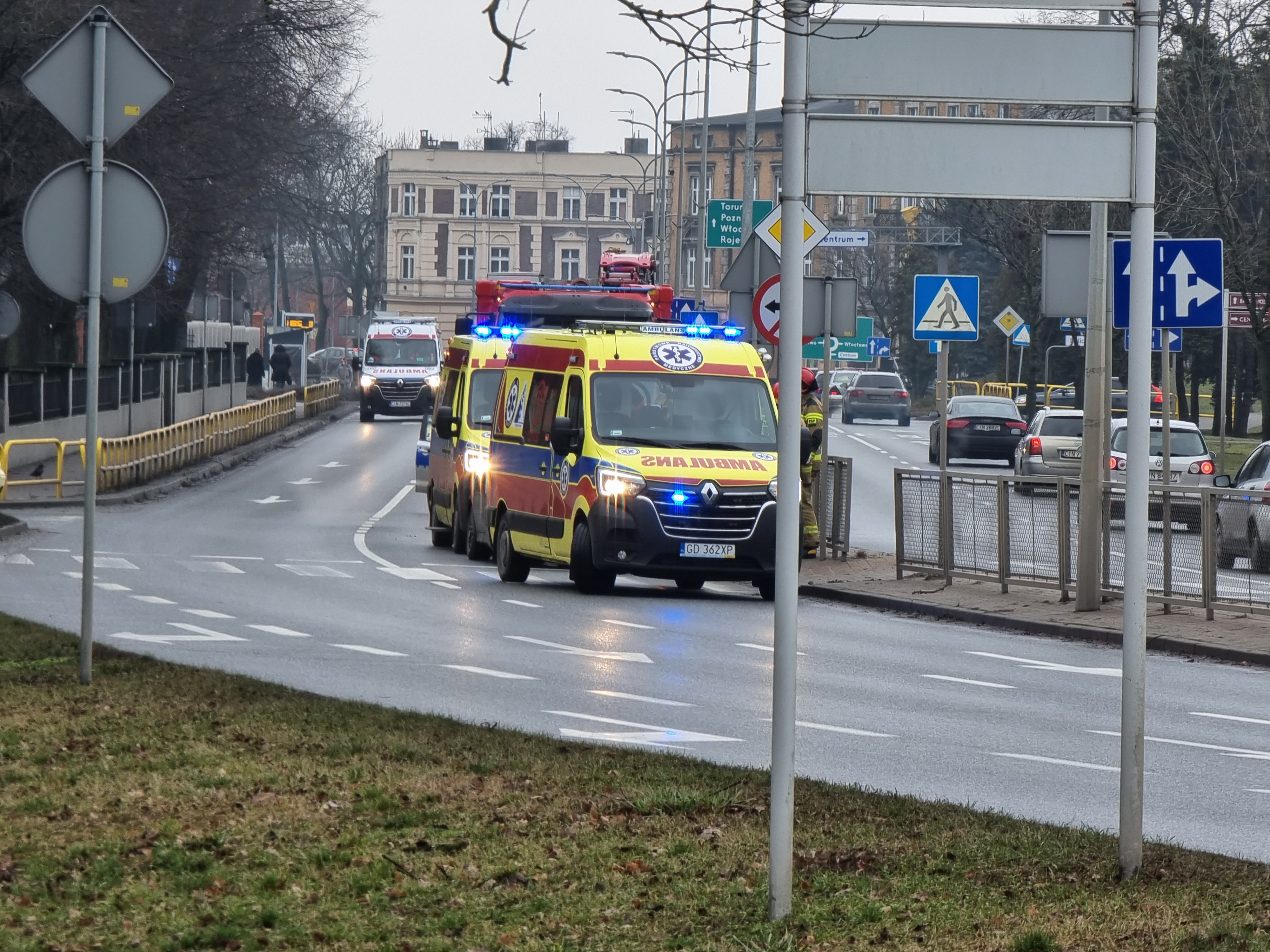 Potrącenie pieszych na ul. Laubitza