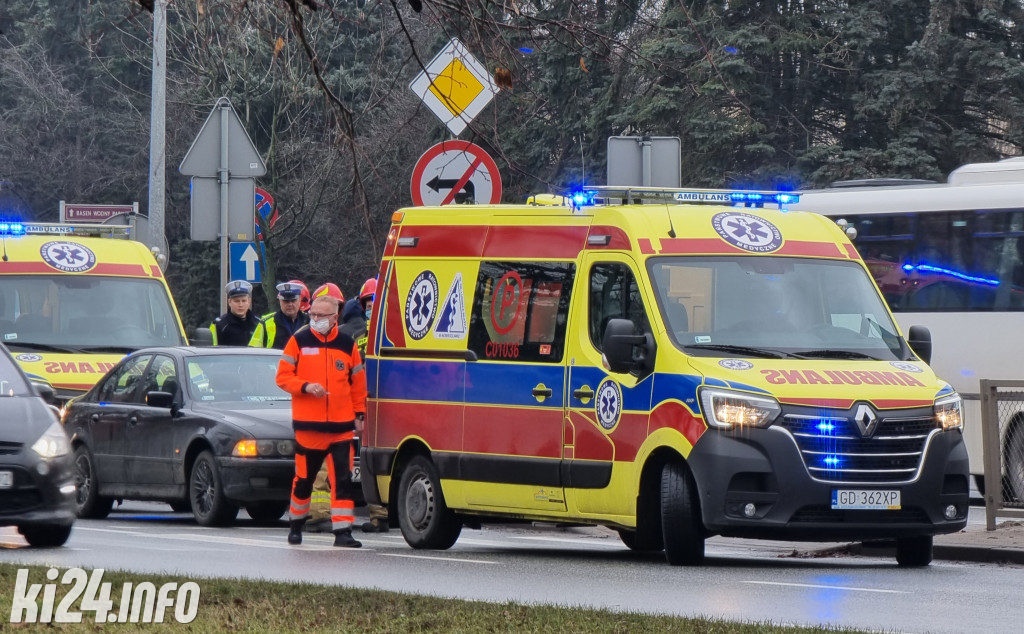 Potrącenie pieszych na ul. Laubitza