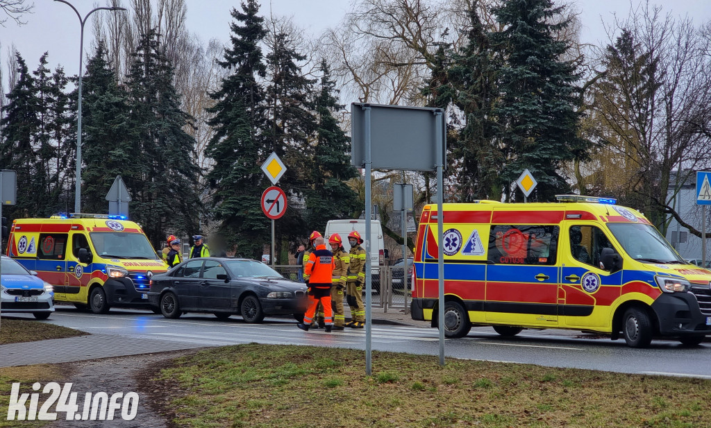 Potrącenie pieszych na ul. Laubitza