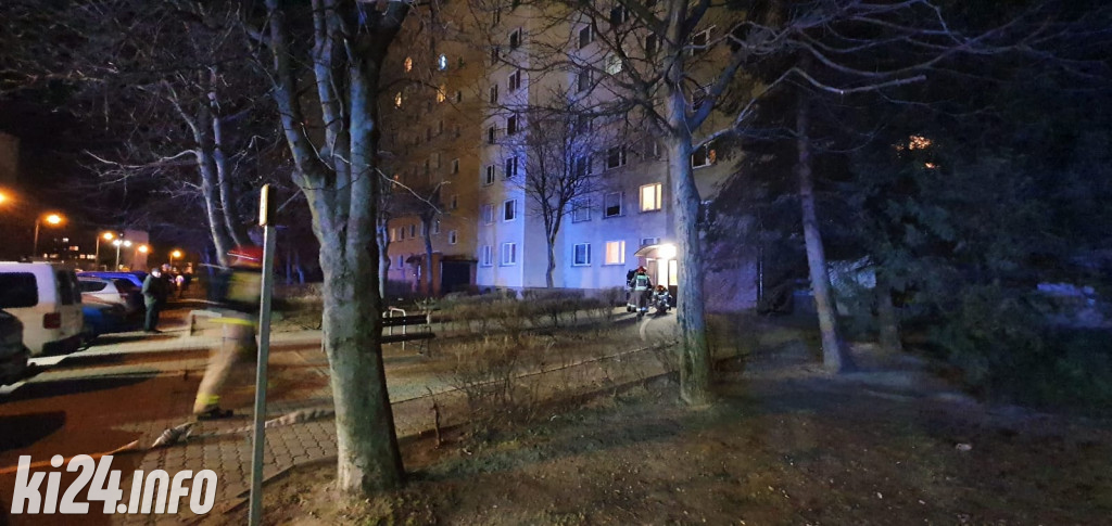 Strażacka akcja na os. Rąbin