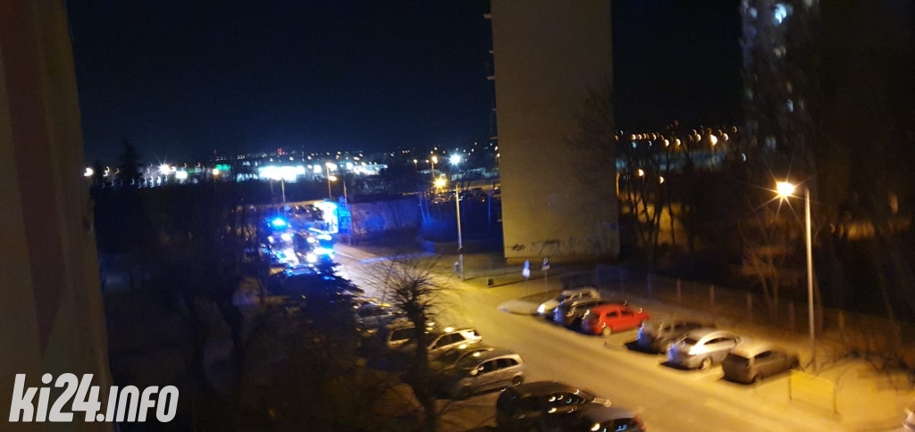 Strażacka akcja na os. Rąbin