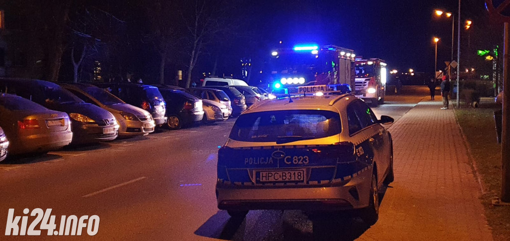 Strażacka akcja na os. Rąbin