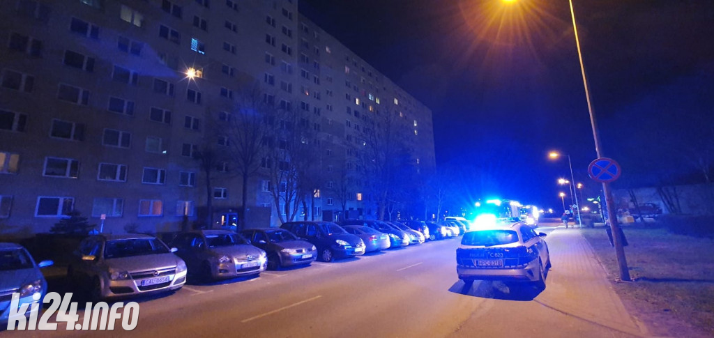 Strażacka akcja na os. Rąbin