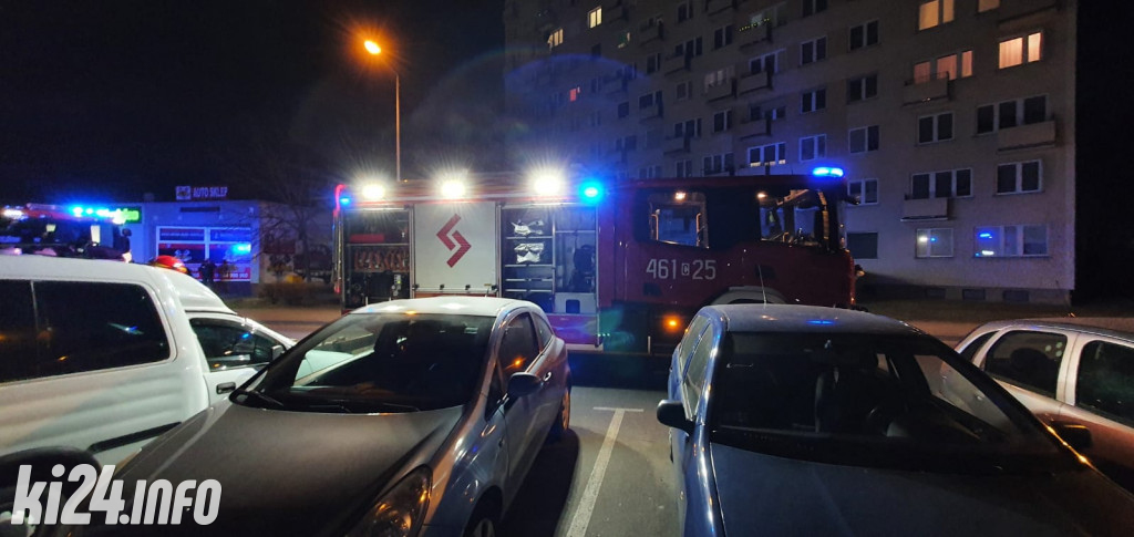 Strażacka akcja na os. Rąbin