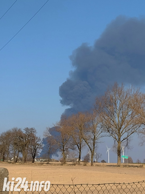 Pożar w Broniewicach