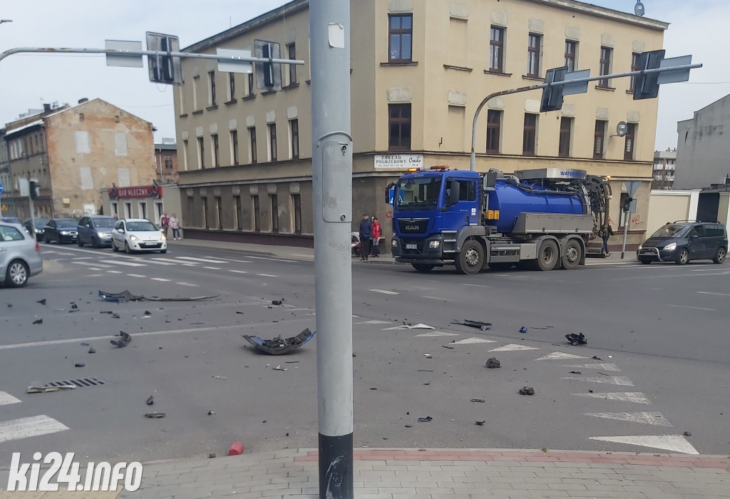 Wypadek w centrum Inowrocławia