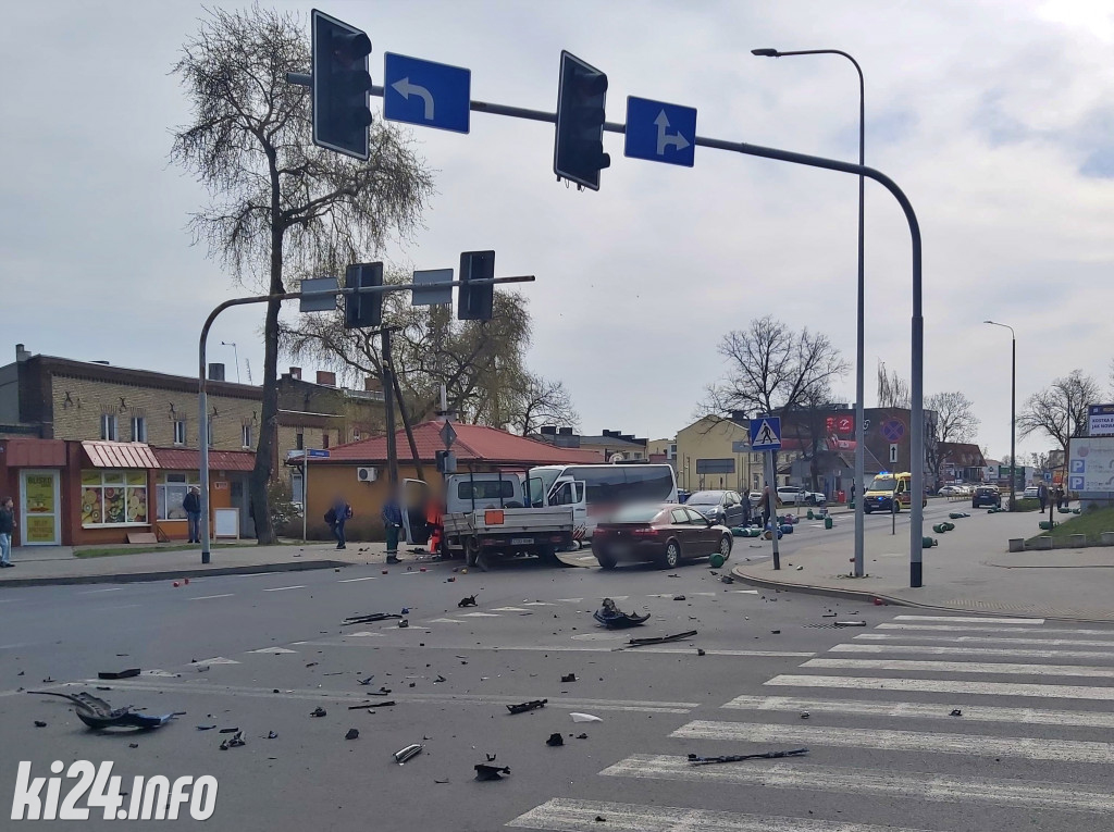 Wypadek w centrum Inowrocławia