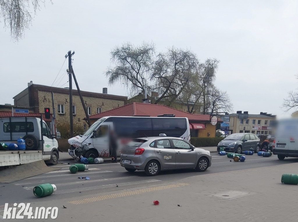 Wypadek w centrum Inowrocławia