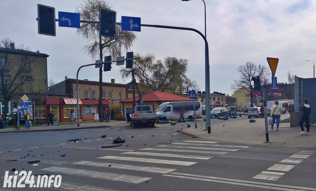 Wypadek w centrum Inowrocławia
