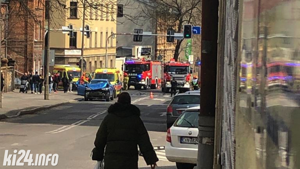 Wypadek w centrum Inowrocławia