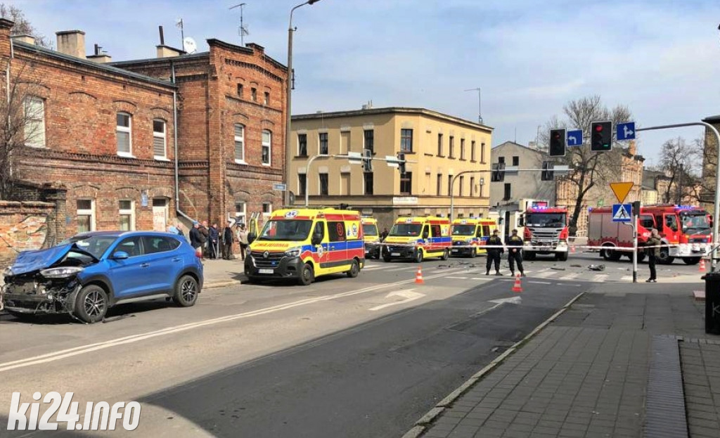 Wypadek w centrum Inowrocławia