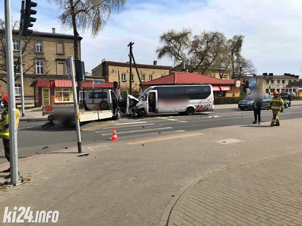 Wypadek w centrum Inowrocławia