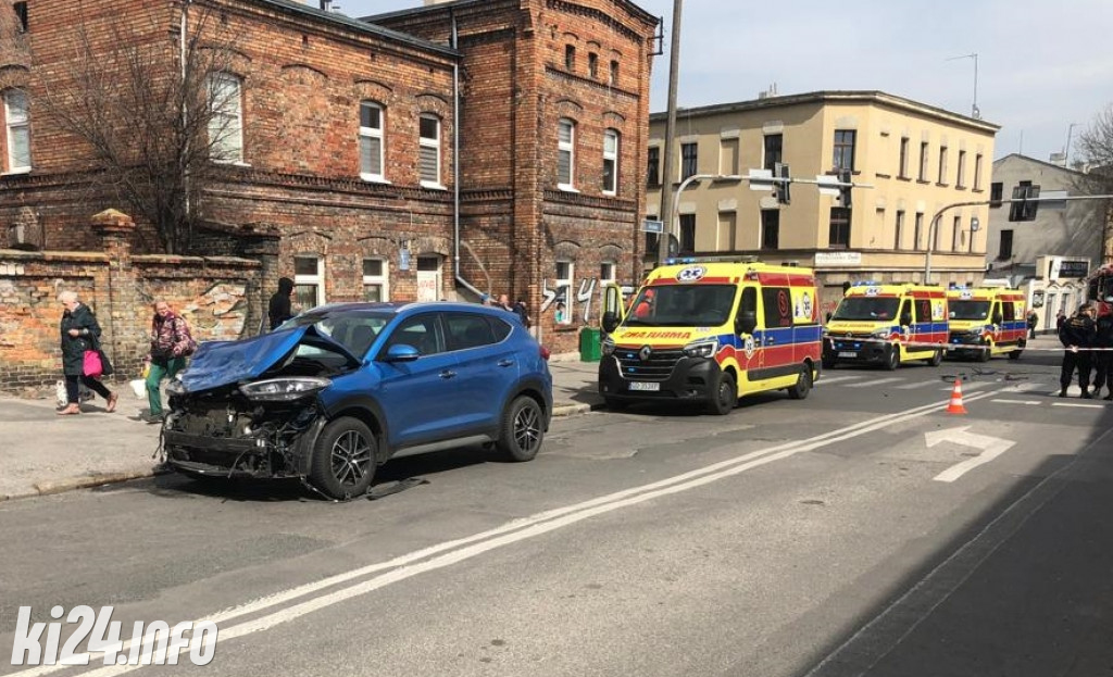 Wypadek w centrum Inowrocławia