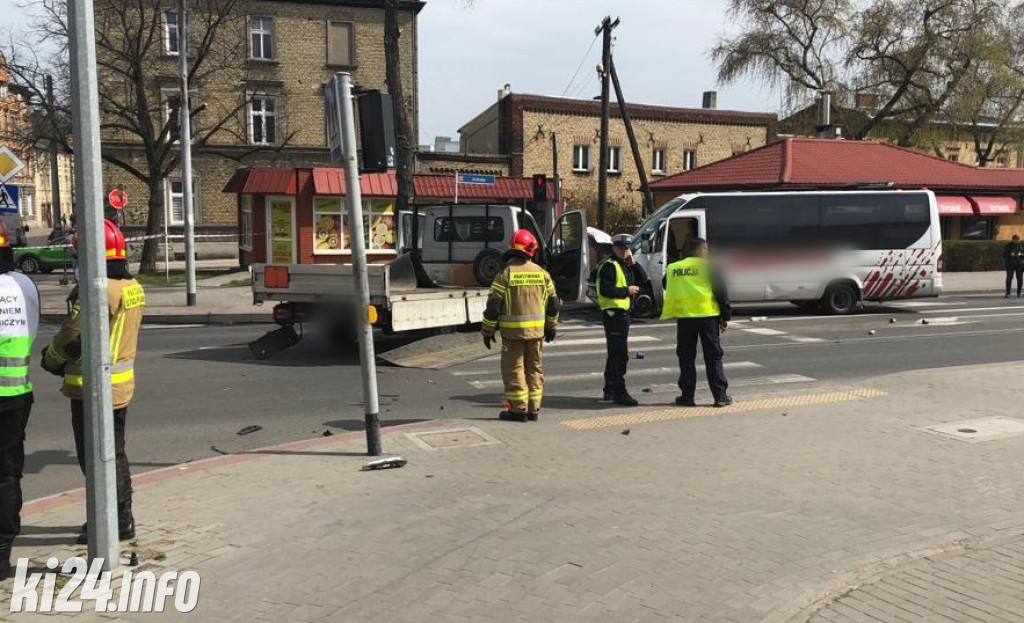 Wypadek w centrum Inowrocławia
