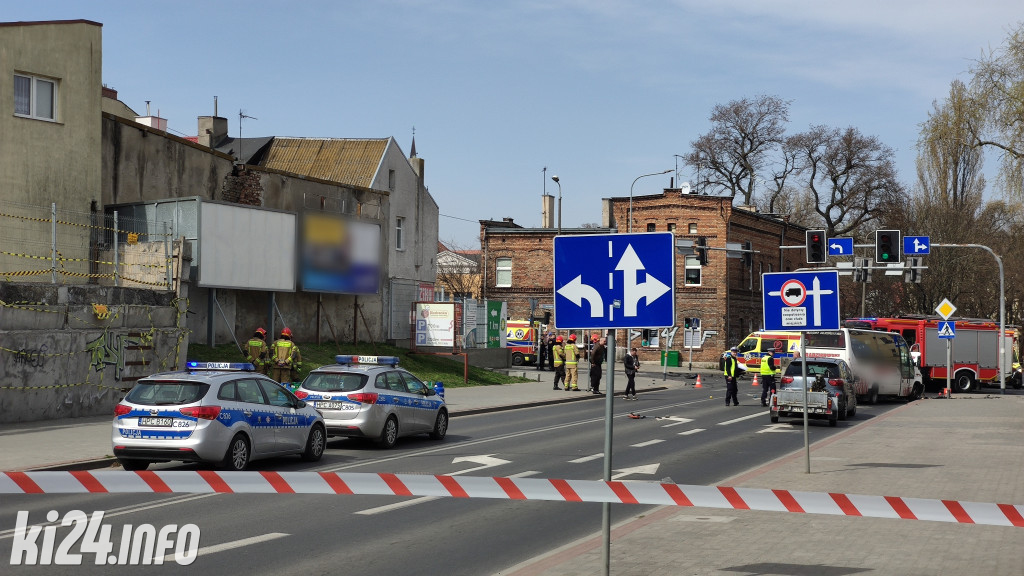 Wypadek w centrum Inowrocławia