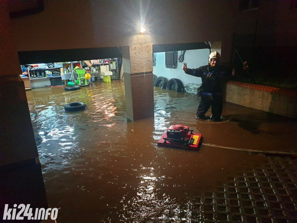 Inowrocław po nocnych ulewach