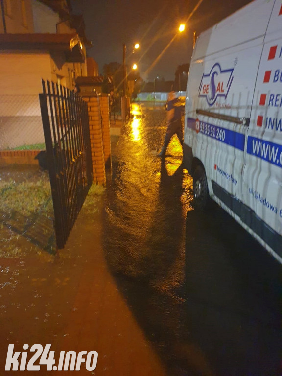 Inowrocław po nocnych ulewach