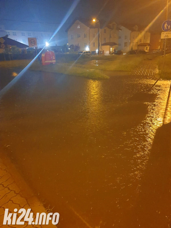 Inowrocław po nocnych ulewach
