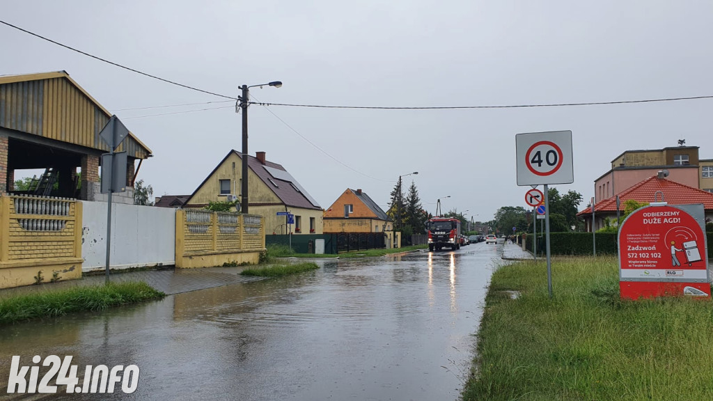 Inowrocław po nocnych ulewach