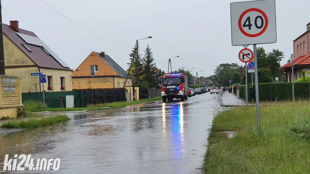 Inowrocław po nocnych ulewach