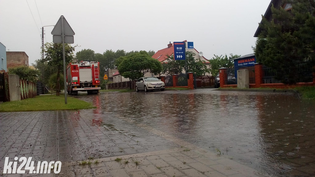 Inowrocław po nocnych ulewach