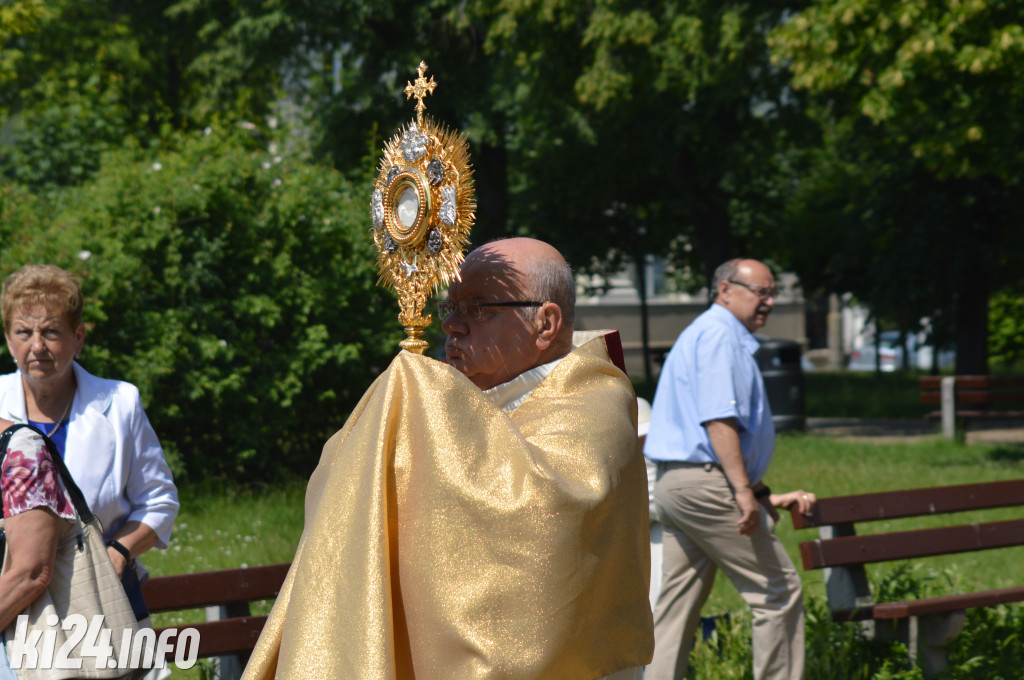 Procesja z okazji Bożego Ciała