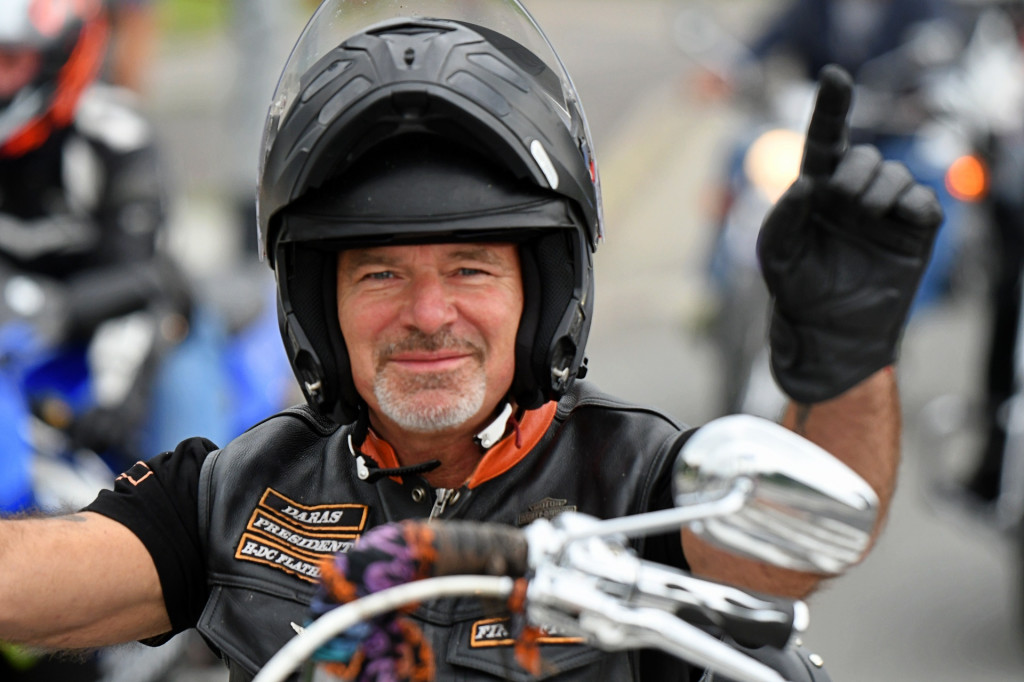 Wielka parada motocykli. XVII Zlot 