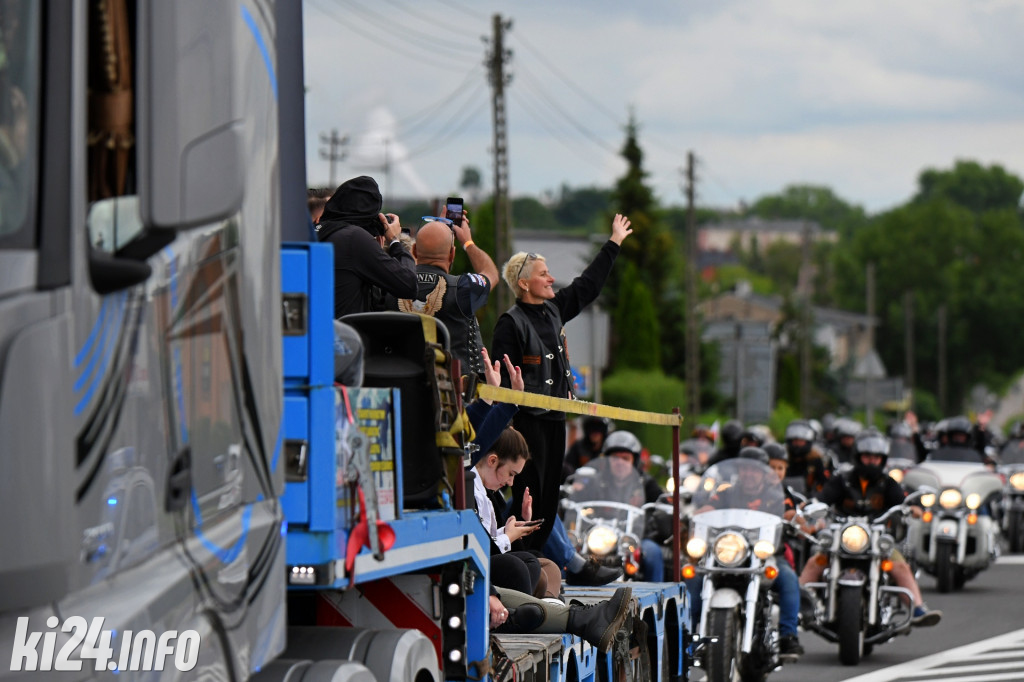 Wielka parada motocykli. XVII Zlot 