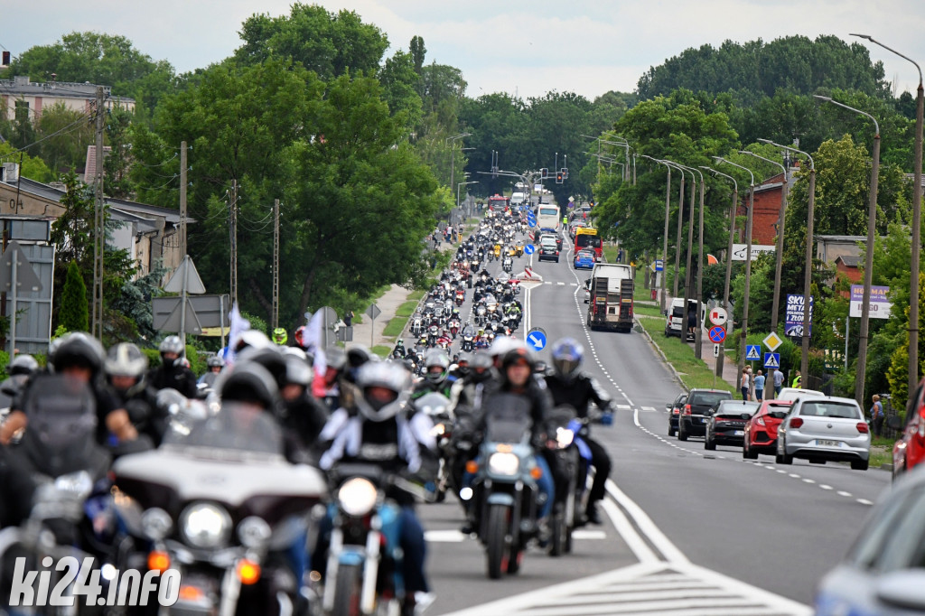 Wielka parada motocykli. XVII Zlot 