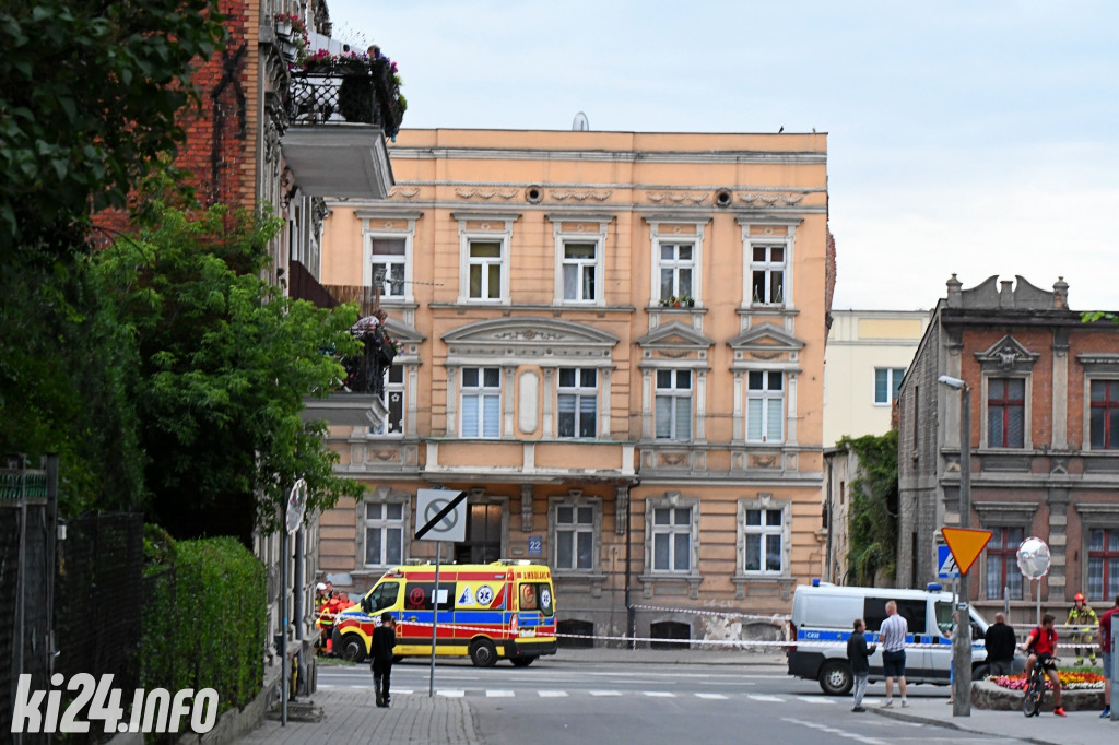 Wybuch gazu w kamienicy przy ul. Staszica