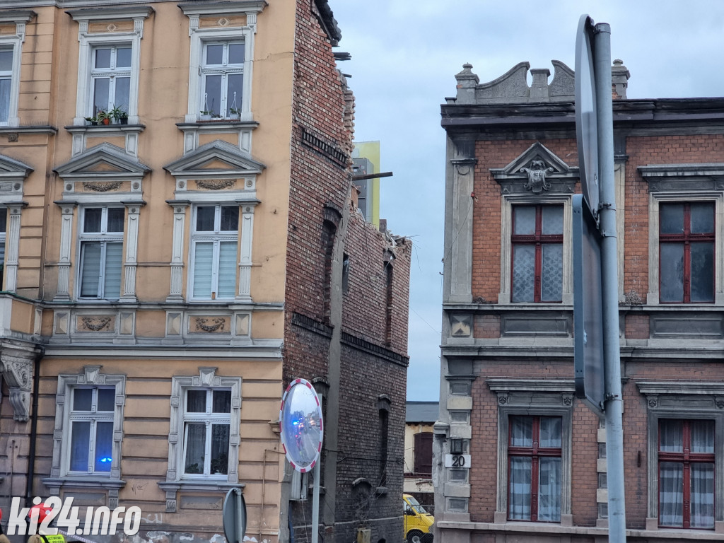 Wybuch gazu w kamienicy przy ul. Staszica