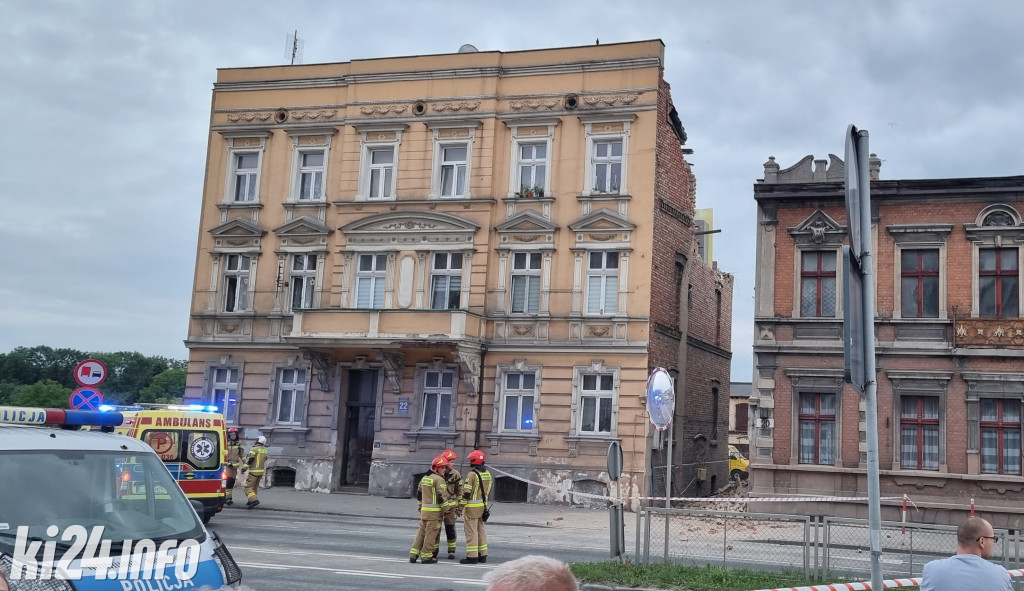 Wybuch gazu w kamienicy przy ul. Staszica