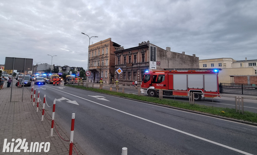 Wybuch gazu w kamienicy przy ul. Staszica