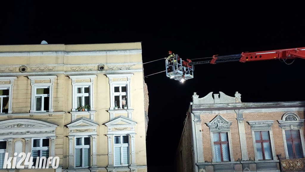 Wybuch gazu w kamienicy przy ul. Staszica