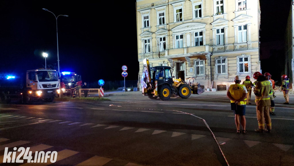 Wybuch gazu w kamienicy przy ul. Staszica