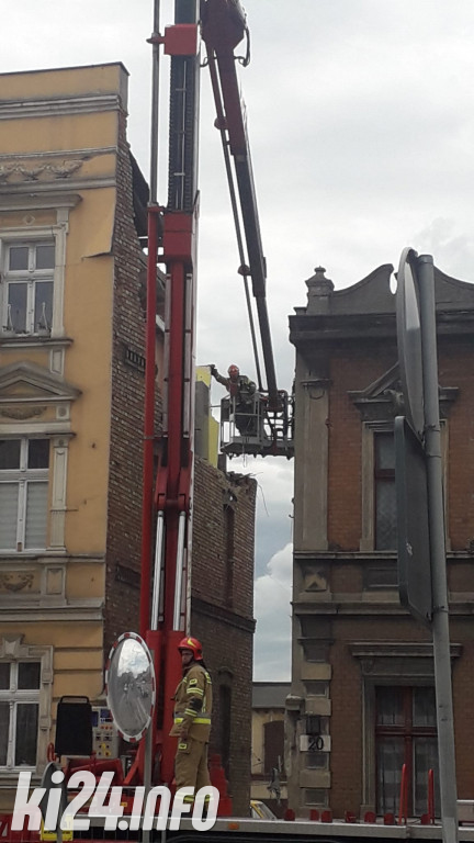 Wybuch gazu w kamienicy przy ul. Staszica