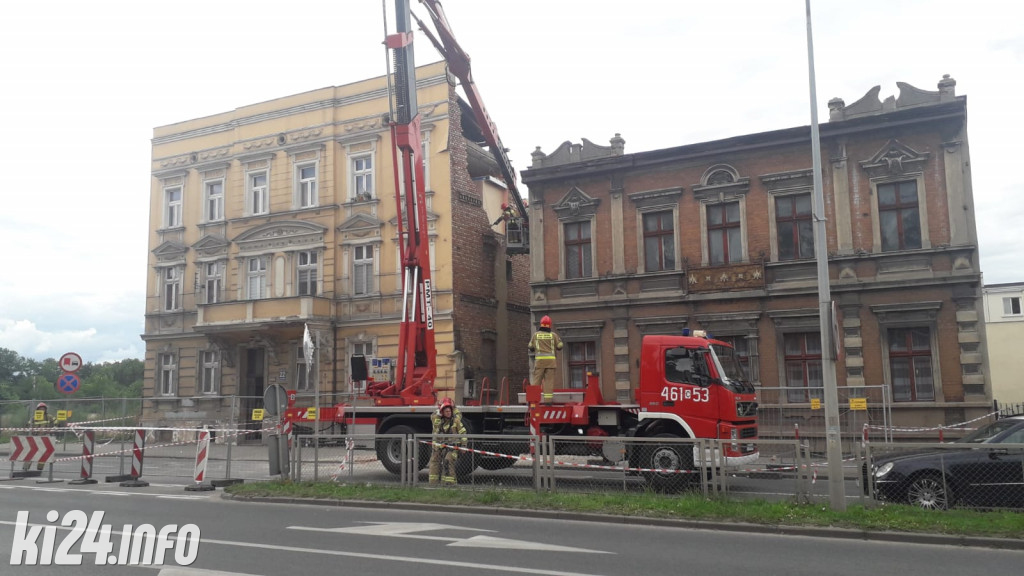 Wybuch gazu w kamienicy przy ul. Staszica
