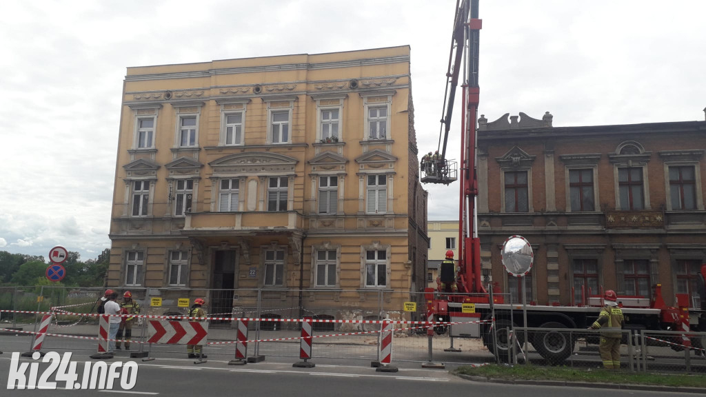 Wybuch gazu w kamienicy przy ul. Staszica