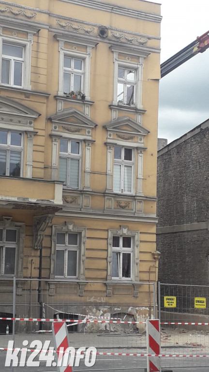 Wybuch gazu w kamienicy przy ul. Staszica