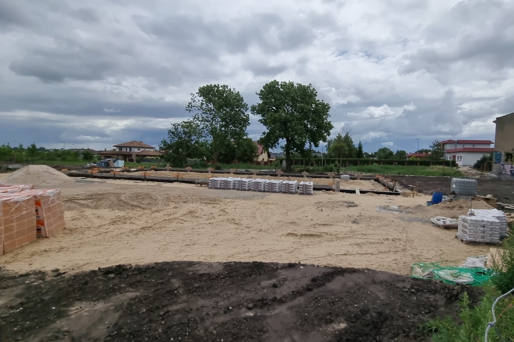 Budowa marketu Dino przy ul. Toruńskiej