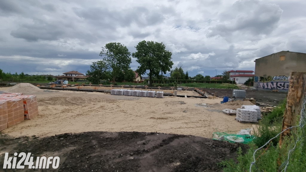 Budowa marketu Dino przy ul. Toruńskiej