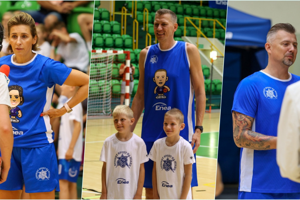 W Inowrocławiu gwiazdy sportu trenują z dzieciakami