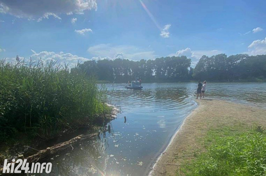 Służby patrolowały Gopło