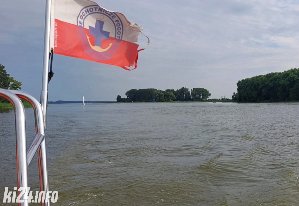 Służby patrolowały Gopło
