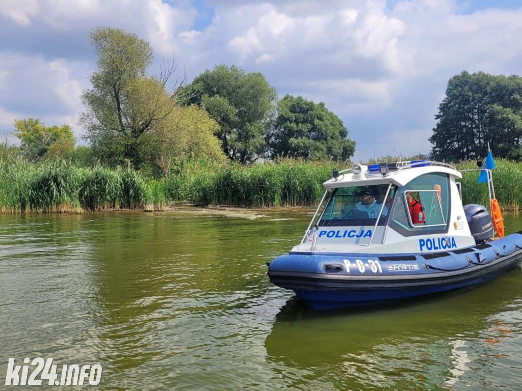 Służby patrolowały Gopło